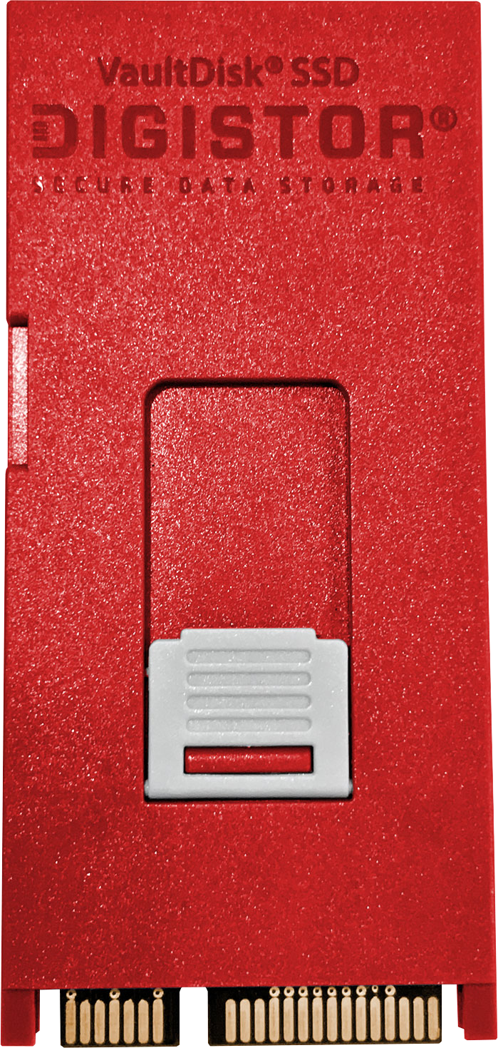 Red DIGISTOR VaultDisk Mini 2.5 inch SSD