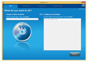 DIGISTOR REWIND covers Windows 8.1 data archiving needs